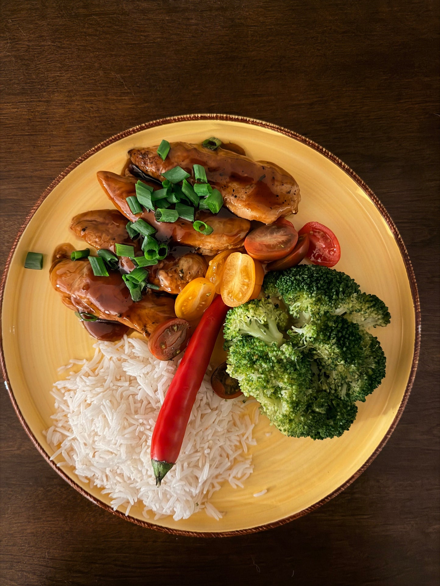Light Teriyaki Glazed Chicken Bowl