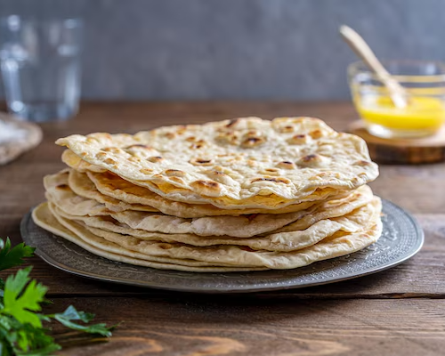 Roti (4 pc) – Unleavened Flat Bread
